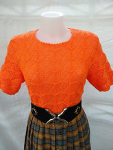 Charger l&#39;image dans la galerie, Top tricot orange T38/40
