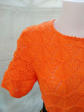 Charger l&#39;image dans la galerie, Top tricot orange T38/40
