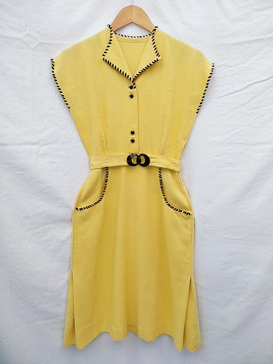 Robe vintage cousue main T34